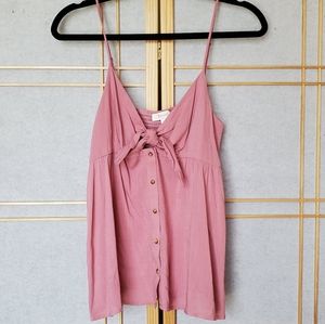 Pink Flowy Top